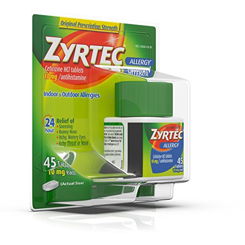 Zyrtec Prescription-Strength Allergy Medicine Tablets With Cetiriz...
