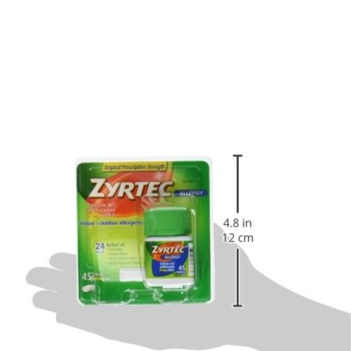 Zyrtec Prescription-Strength Allergy Medicine Tablets With Cetiriz...
