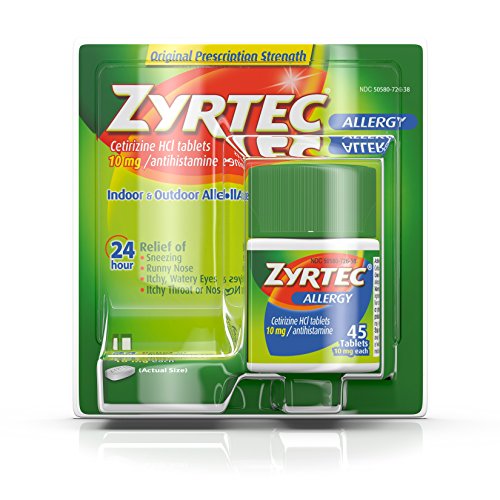Zyrtec Prescription-Strength Allergy Medicine Tablets With Cetiriz...