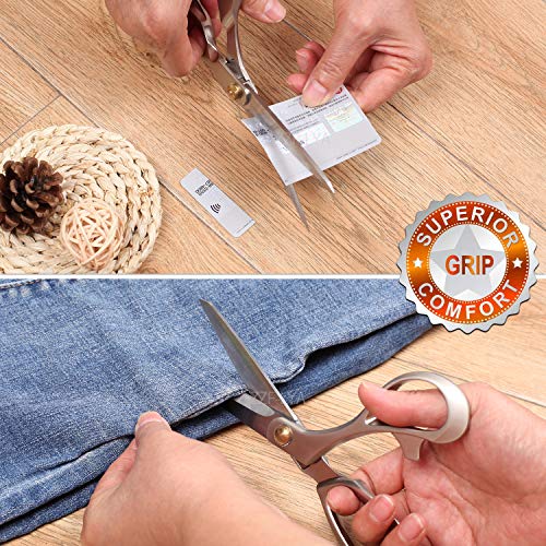 Fabric Scissors 8.5 Inch Heavy Duty Dressmaking Shears Sewing Tail...