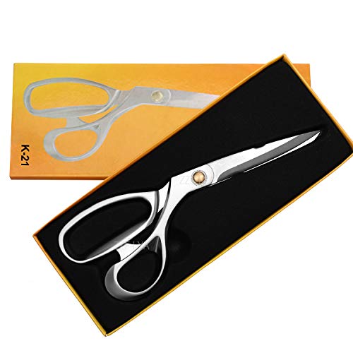Fabric Scissors 8.5 Inch Heavy Duty Dressmaking Shears Sewing Tail...