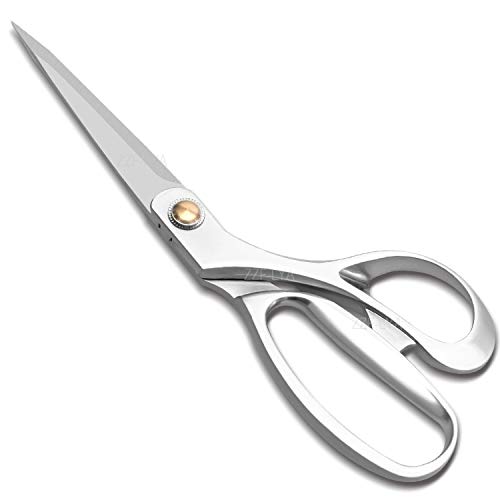 Fabric Scissors 8.5 Inch Heavy Duty Dressmaking Shears Sewing Tail...