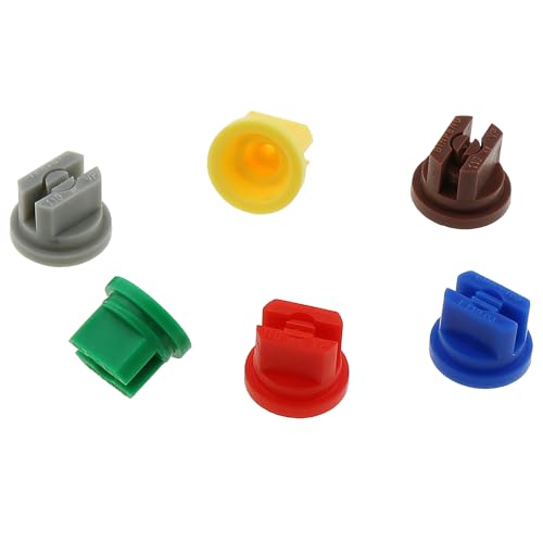 ZZHXSM 12PCS Flat Fan Nozzle Combination Set Plastic Fan Nozzles G...