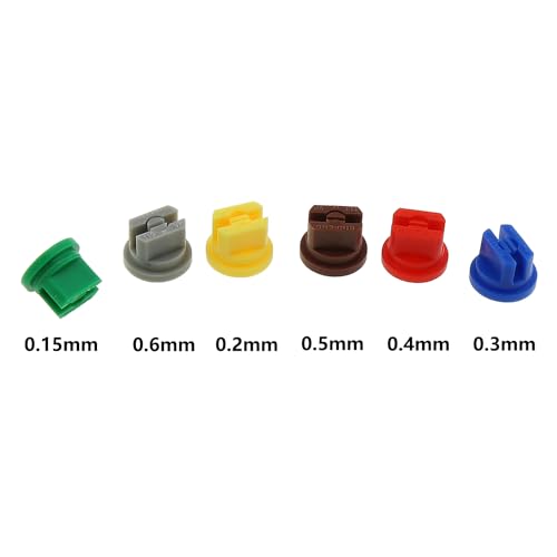 ZZHXSM 12PCS Flat Fan Nozzle Combination Set Plastic Fan Nozzles G...