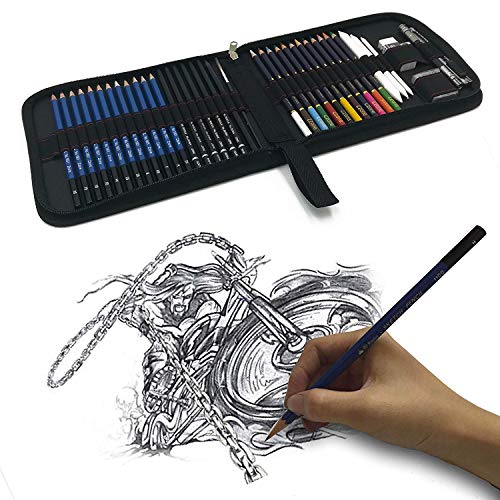 Sketch Pencils For Drawing,41 Piece Drawing Pencils,Colored Pencil...