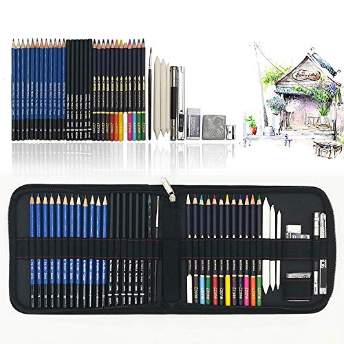 Sketch Pencils For Drawing,41 Piece Drawing Pencils,Colored Pencil...