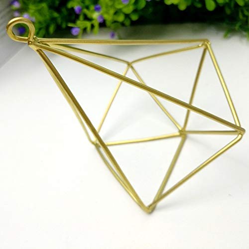 1PC Hanging Air Planters Air Plant Holder,Modern Metal Geometric D...