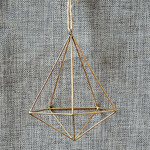 1PC Hanging Air Planters Air Plant Holder,Modern Metal Geometric D...
