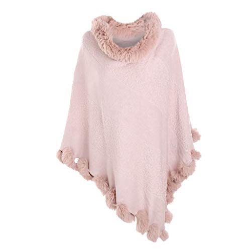chenJBO Thick Soft Cashmere Wool Shawl Wraps for Women Winter Scar...