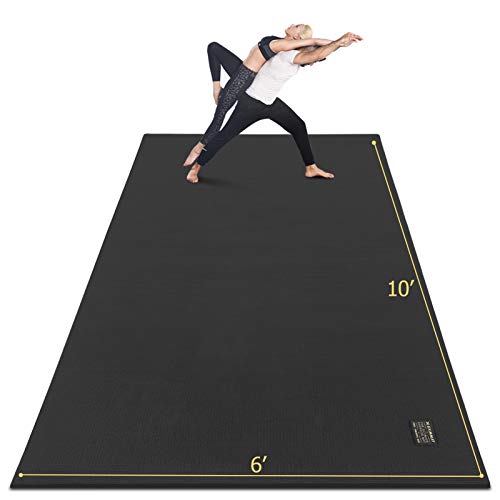 GXMMAT Extra Large Yoga Mat 10'x6'x7mm, Thick Workout