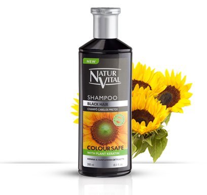 【送料込】 Shampoo Hair Henna Ml 300 - Shine and Colour - Black カラーリング・白髪染め